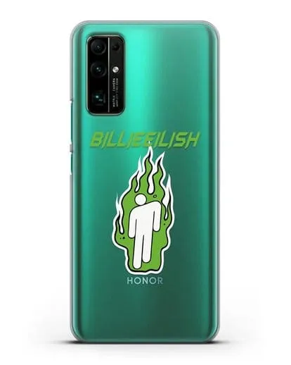 Чехол Billie Eilish силиконовый для Honor 30