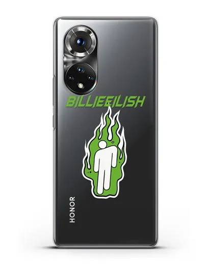 Чехол Billie Eilish силиконовый для Honor 50