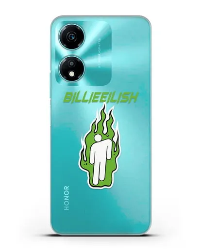 Чехол Billie Eilish силиконовый для Honor X5 Plus