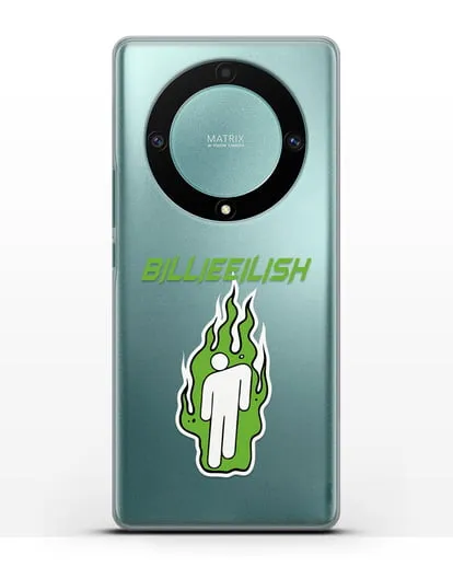 Чехол Billie Eilish силиконовый для Honor X9a