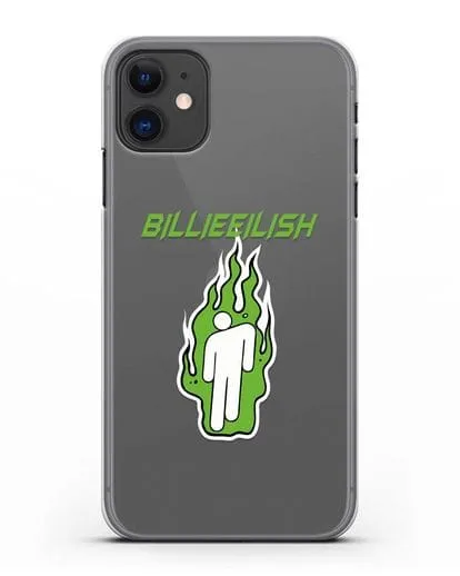 Чехол Billie Eilish силиконовый для iPhone 11