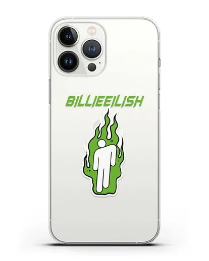 Чехол Billie Eilish силиконовый для iPhone 13 Pro Max