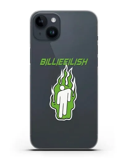 Чехол Billie Eilish силиконовый для iPhone 14 Plus