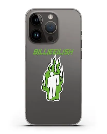 Чехол Billie Eilish силиконовый для iPhone 14 Pro