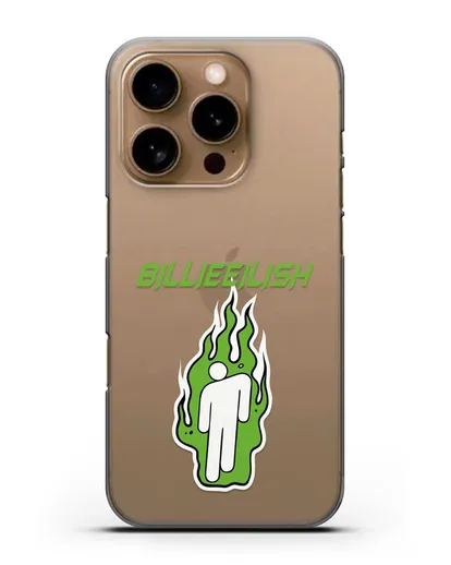 Чехол Billie Eilish силиконовый для iPhone 16 Pro