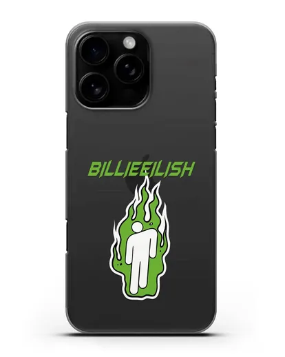 Чехол Billie Eilish силиконовый для iPhone 16 Pro Max