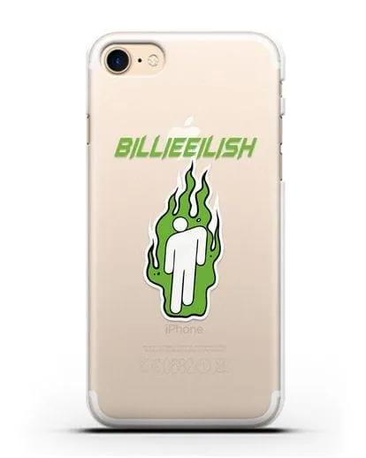 Чехол Billie Eilish силиконовый для iPhone 8