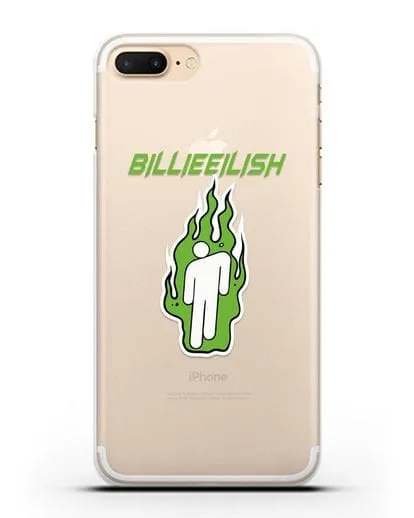 Чехол Billie Eilish силиконовый для iPhone 8 Plus