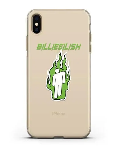 Чехол Billie Eilish силиконовый для iPhone XS Max