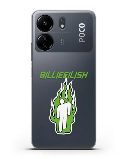 Чехол Billie Eilish силиконовый для Xiaomi Poco C65