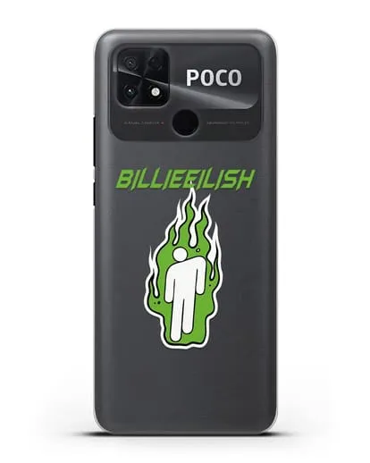 Чехол Billie Eilish силиконовый для Xiaomi Poco C40