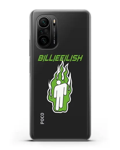 Чехол Billie Eilish силиконовый для Xiaomi Poco F3 Pro