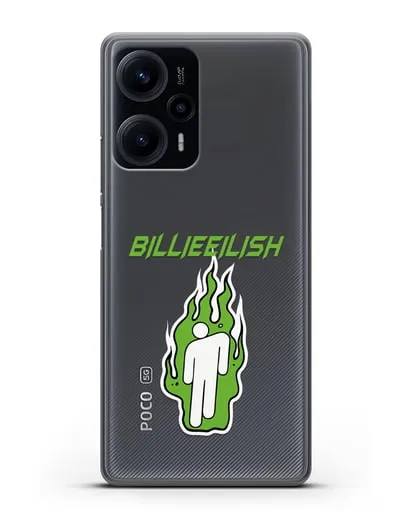 Чехол Billie Eilish силиконовый для Xiaomi Poco F5