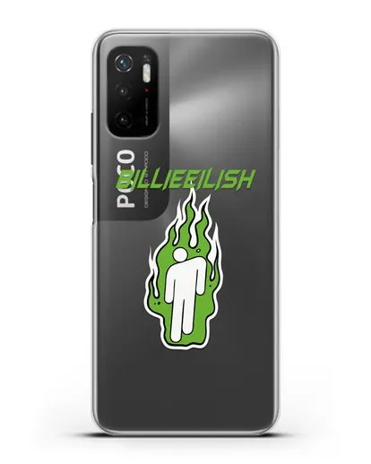 Чехол Billie Eilish силиконовый для Xiaomi Poco M3 Pro