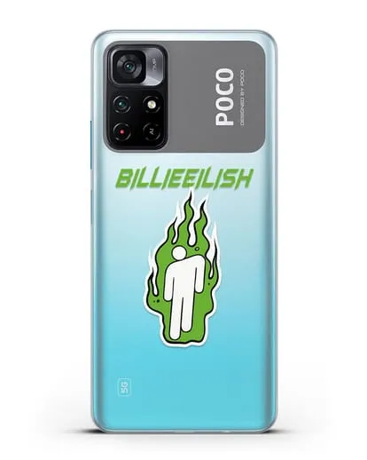 Чехол Billie Eilish силиконовый для Xiaomi Poco M4 Pro 5G