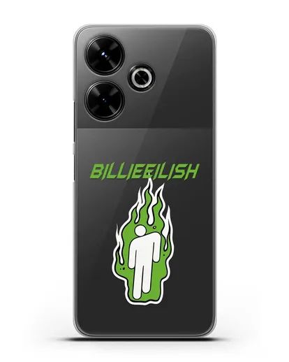 Чехол Billie Eilish силиконовый для Xiaomi Poco M6