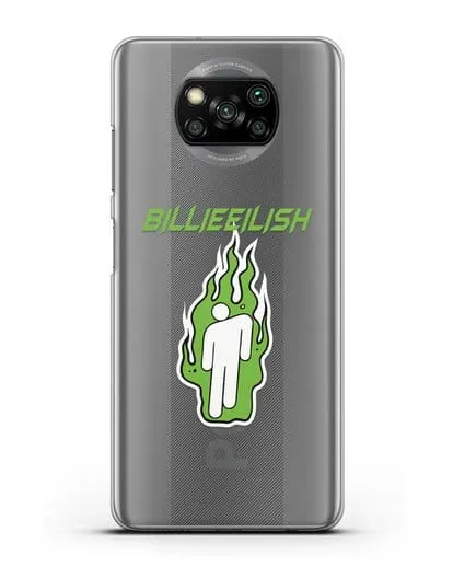 Чехол Billie Eilish силиконовый для Xiaomi Poco X3