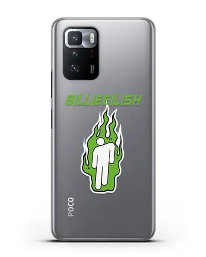 Чехол Billie Eilish силиконовый для Xiaomi Poco X3 GT