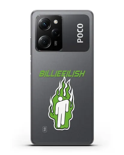 Чехол Billie Eilish силиконовый для Xiaomi Poco X5 Pro