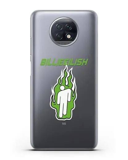 Чехол Billie Eilish силиконовый для Xiaomi Redmi Note 9T
