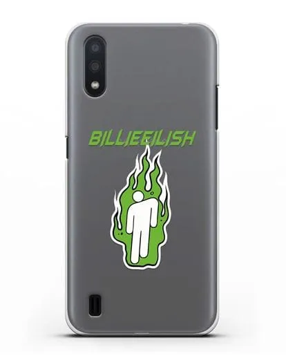 Чехол Billie Eilish силиконовый для Samsung Galaxy A01 [SM-A015F]