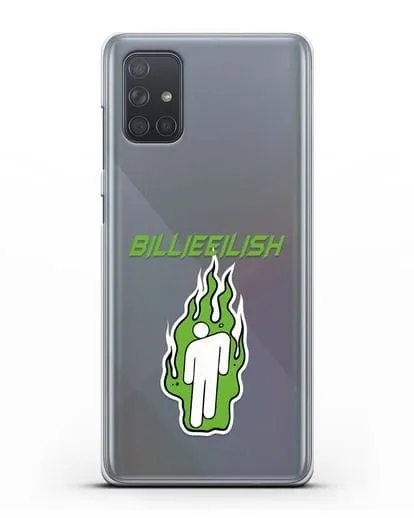 Чехол Billie Eilish силиконовый для Samsung Galaxy A71 [SM-A715F]