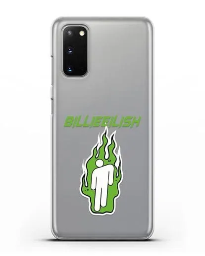 Чехол Billie Eilish силиконовый для Samsung Galaxy S20 [SM-G980F]