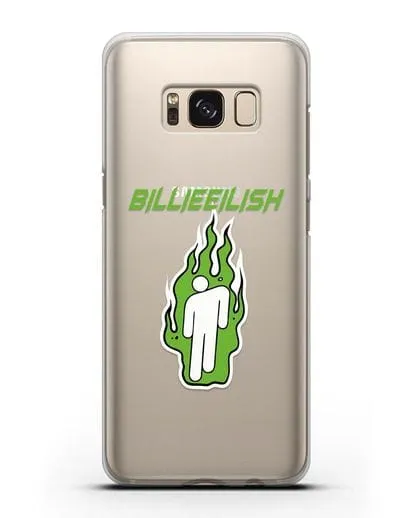Чехол Billie Eilish силиконовый для Samsung Galaxy S8 [SM-950F]