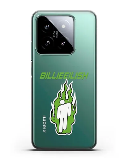 Чехол Billie Eilish силиконовый для Xiaomi 14