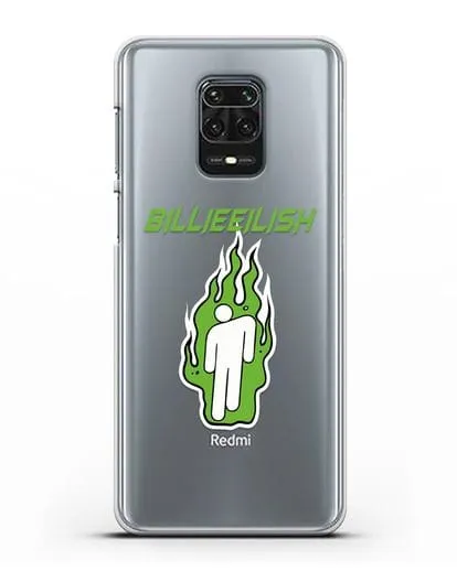 Чехол Billie Eilish силиконовый для Xiaomi Redmi Note 9S