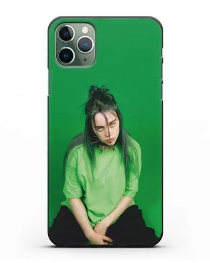 Чехол с фотографией Billie Eilish силиконовый для iPhone 11 Pro
