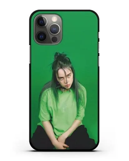 Чехол с фотографией Billie Eilish силиконовый для iPhone 12 Pro