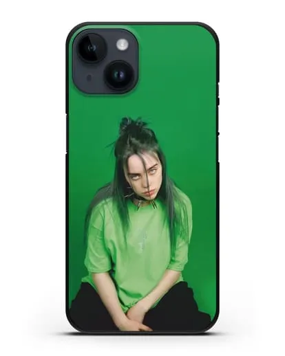 Чехол с фотографией Billie Eilish силиконовый для iPhone 14