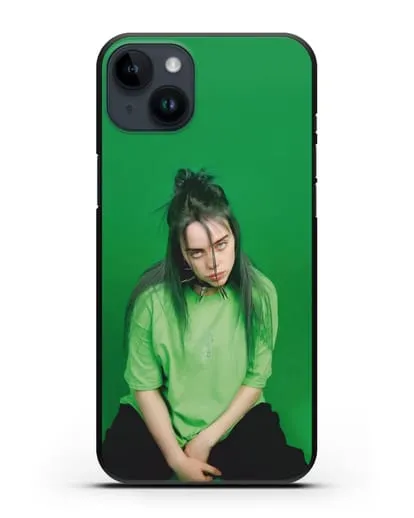 Чехол с фотографией Billie Eilish силиконовый для iPhone 14 Plus