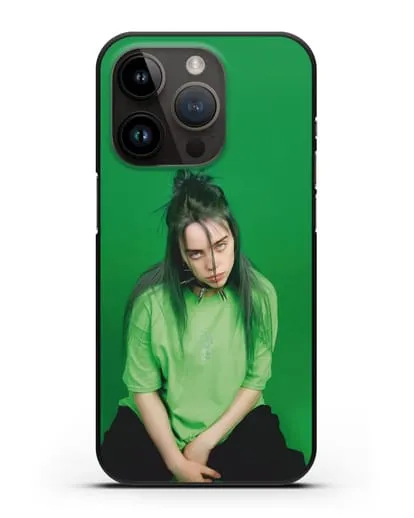 Чехол с фотографией Billie Eilish силиконовый для iPhone 14 Pro
