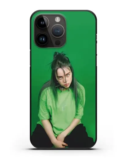 Чехол с фотографией Billie Eilish силиконовый для iPhone 14 Pro Max