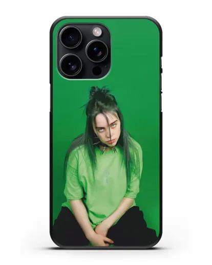Чехол с фотографией Billie Eilish силиконовый для iPhone 15 Pro Max