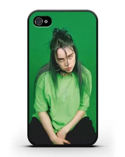 Чехол с фотографией Billie Eilish силиконовый для iPhone 4/4s