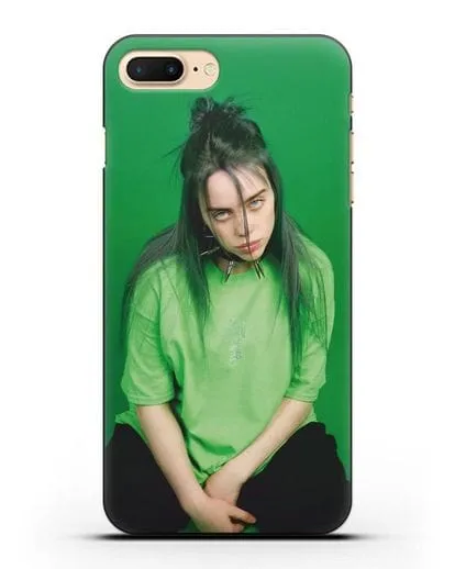 Чехол с фотографией Billie Eilish силиконовый для iPhone 8 Plus