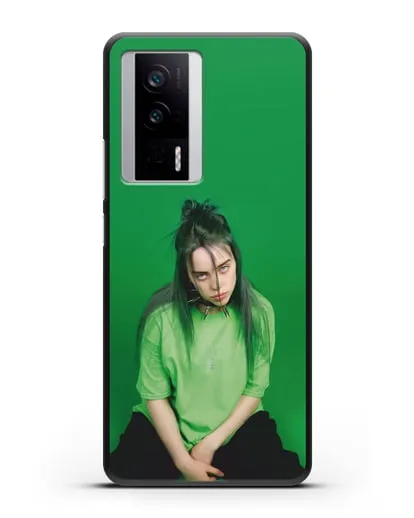 Чехол с фотографией Billie Eilish силиконовый для Xiaomi Poco F5 Pro