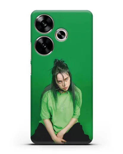 Чехол с фотографией Billie Eilish силиконовый для Xiaomi Poco F6