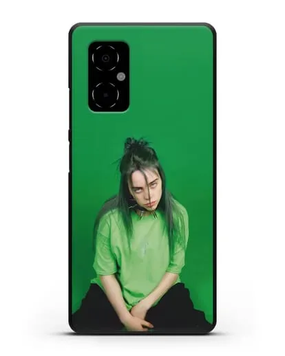 Чехол с фотографией Billie Eilish силиконовый для Xiaomi Poco M4 5G