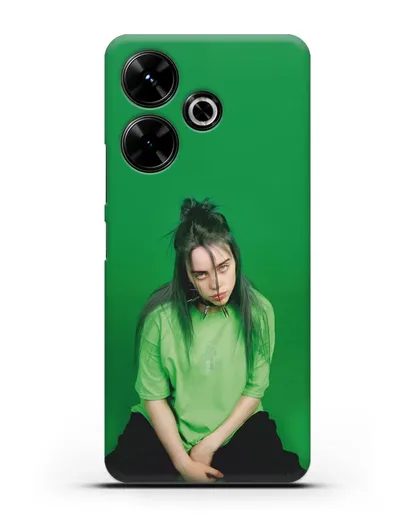 Чехол с фотографией Billie Eilish силиконовый для Xiaomi Poco M6