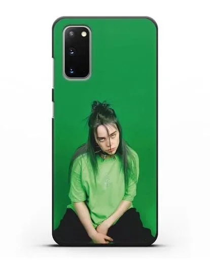 Чехол с фотографией Billie Eilish силиконовый для Samsung Galaxy S20 [SM-G980F]
