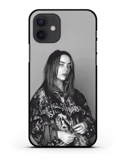 Чехол с картинкой Billie Eilish силиконовый для iPhone 12