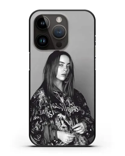 Чехол с картинкой Billie Eilish силиконовый для iPhone 14 Pro
