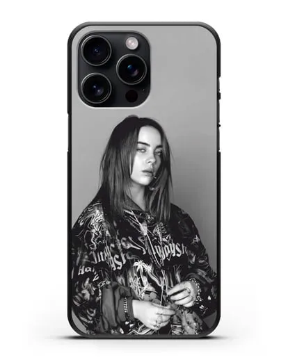 Чехол с картинкой Billie Eilish силиконовый для iPhone 15 Pro Max