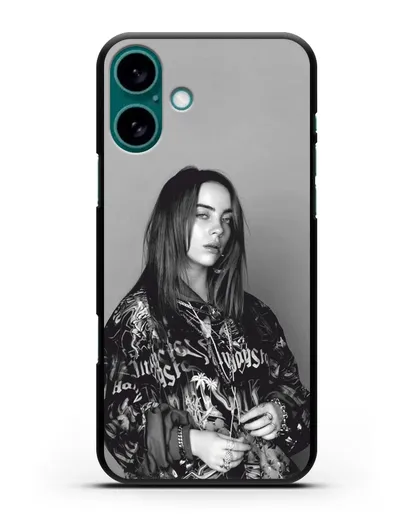 Чехол с картинкой Billie Eilish силиконовый для iPhone 16 Plus