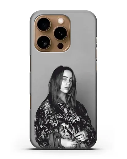 Чехол с картинкой Billie Eilish силиконовый для iPhone 16 Pro