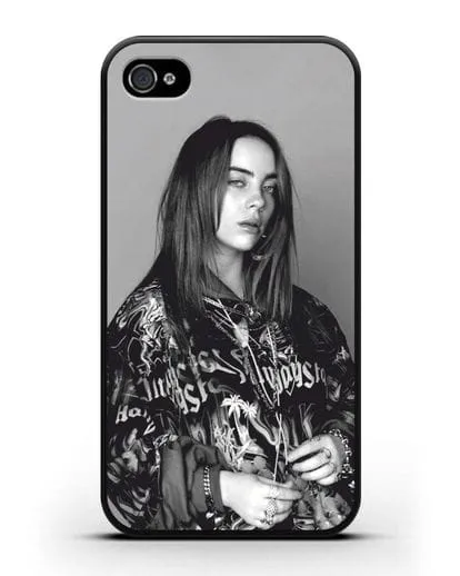 Чехол с картинкой Billie Eilish силиконовый для iPhone 4/4s